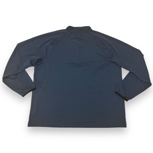 Greg Norman PlayDry Pullover‎ Mens XL Blue Quarter Zip *FLAW* - Picture 2 of 8